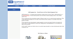 Desktop Screenshot of ameequipment.com